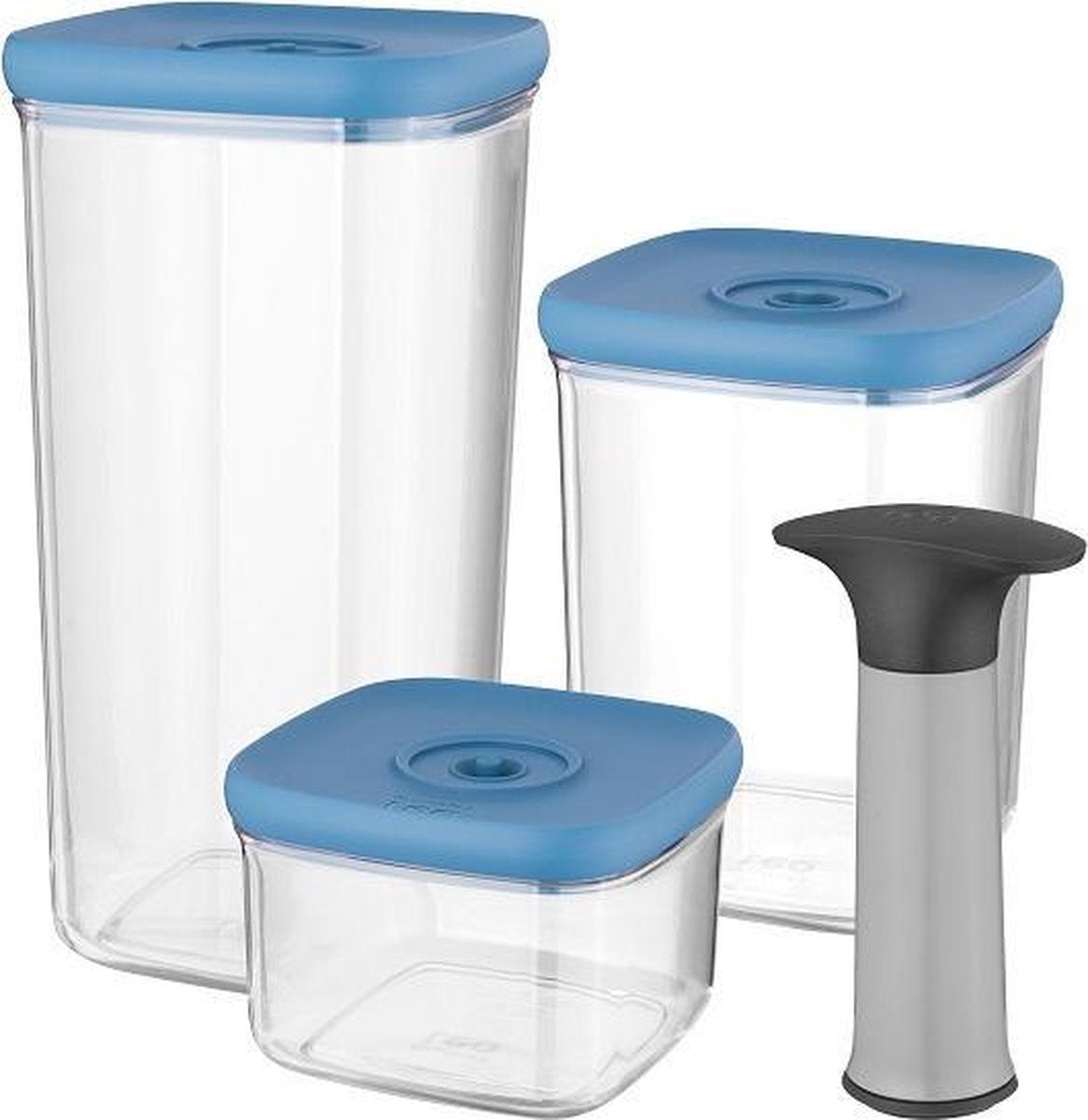 Vacuum bewaardozen set van 4 - BergHOFF | Leo