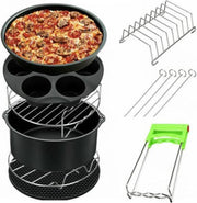 Heteluchtfriteuse accessoireset 8 delig - universeel