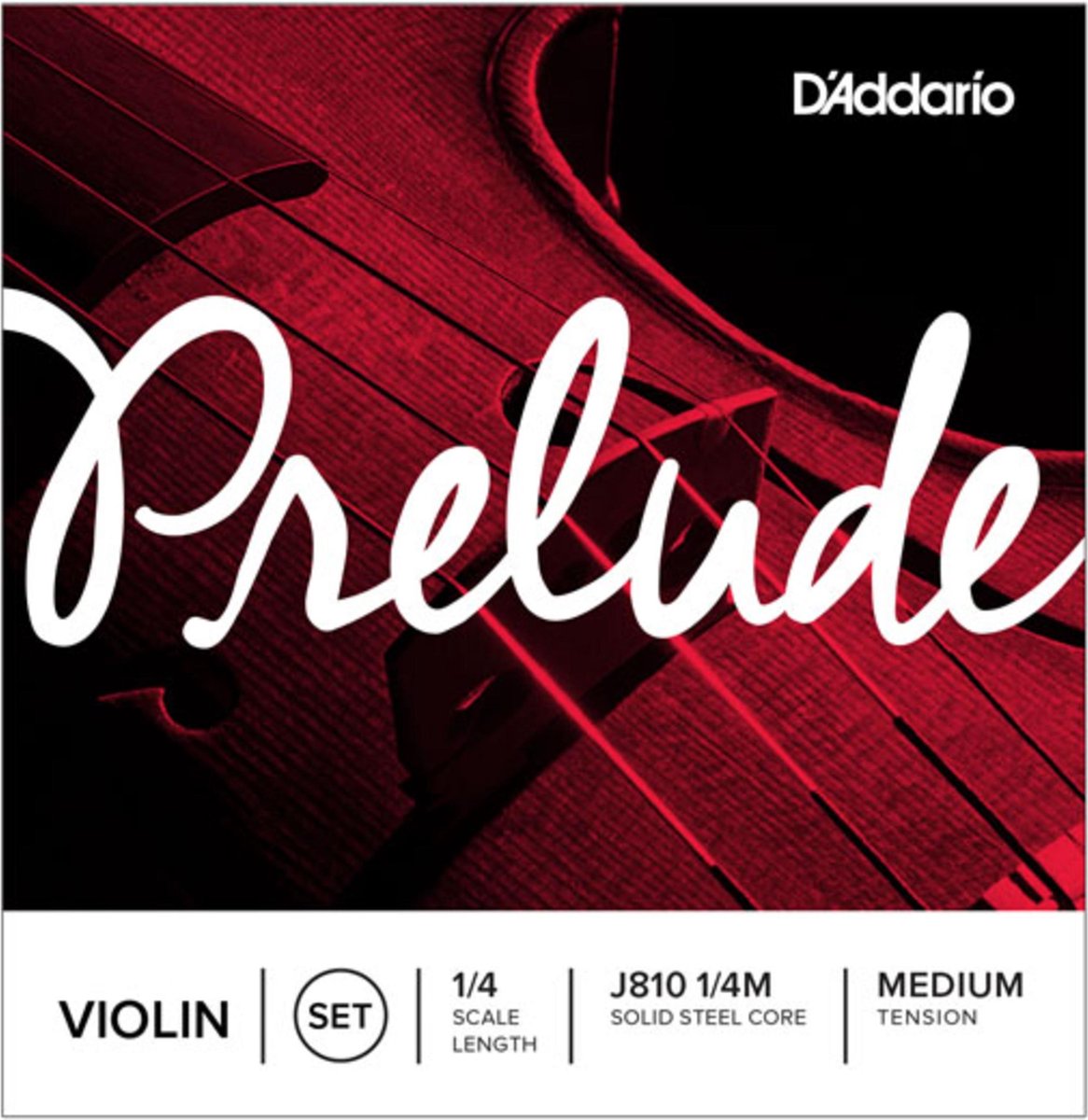 Violin Strings Prelude J810-1/4 Medium Tension