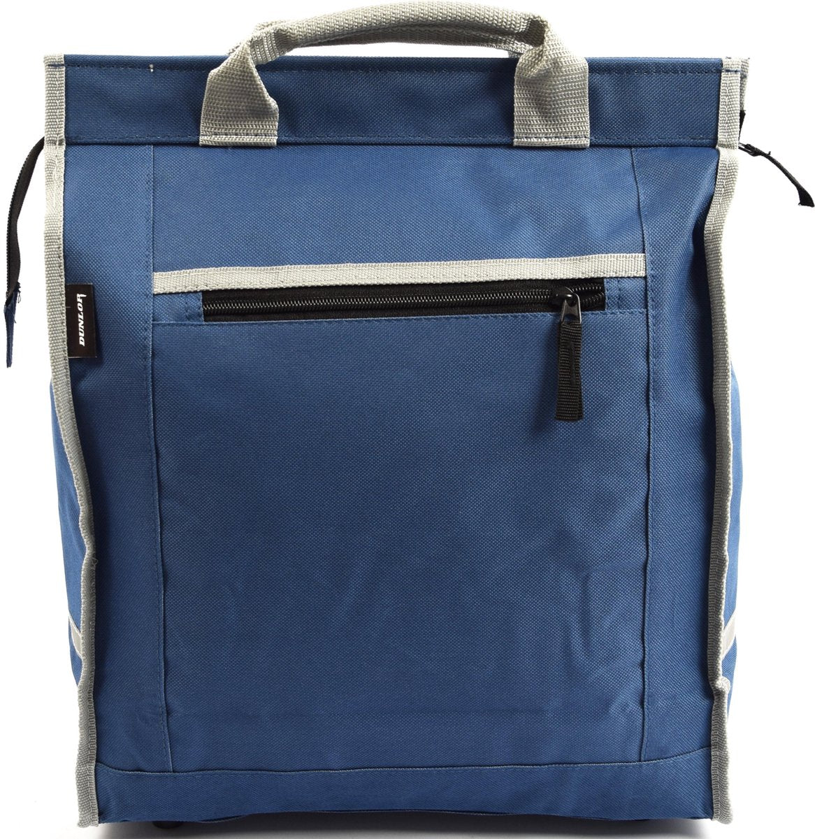 Fietstas blauw Canvas - Boodschappentas met Canvas Handvatten Blauw - Fietstas - Fietstassen -  Enkele fietstas - fietstas enkel - Fiets boodschappentas