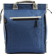 Fietstas blauw Canvas - Boodschappentas met Canvas Handvatten Blauw - Fietstas - Fietstassen -  Enkele fietstas - fietstas enkel - Fiets boodschappentas