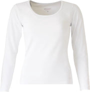 MOOI! Company -T-shirt Arlette lange mouw - O-Hals - Aansluitend model - Kleur Wit - L