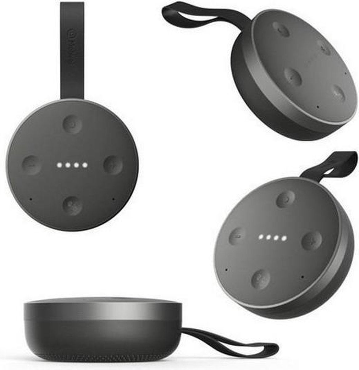 Mobvoi TicHome Mini - Waterbestendige Draagbare Smart Speaker - Zwart