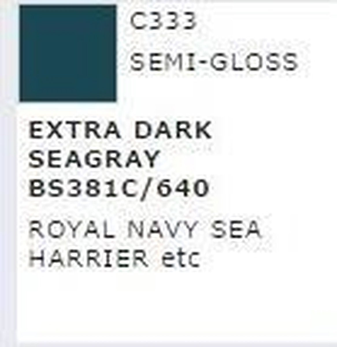 Mrhobby - Mr. Color 10 Ml Dark Seagray Bs381c 640 (Mrh-c-333)