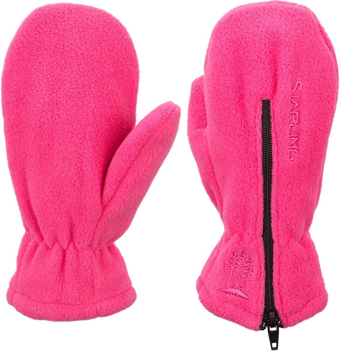 Starling Wanten Fleece Jr - Snow - Roze - 0