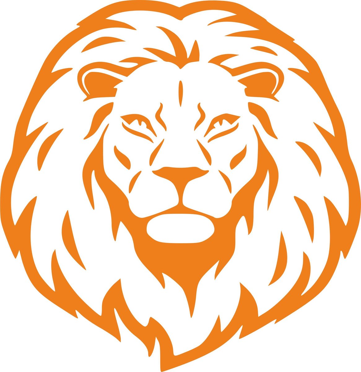 Raamsticker LEEUW EK voetbal EXTRA GROOT - Versiering oranje - Hup Holland Hup - Nederlands elftal - EK voetbal - Raamdecoratie voetbal - rood wit blauw - voetbalsupporter - raamsticker Nederlands elftal - oranje zomer - stickers