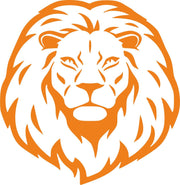 Raamsticker LEEUW EK voetbal EXTRA GROOT - Versiering oranje - Hup Holland Hup - Nederlands elftal - EK voetbal - Raamdecoratie voetbal - rood wit blauw - voetbalsupporter - raamsticker Nederlands elftal - oranje zomer - stickers