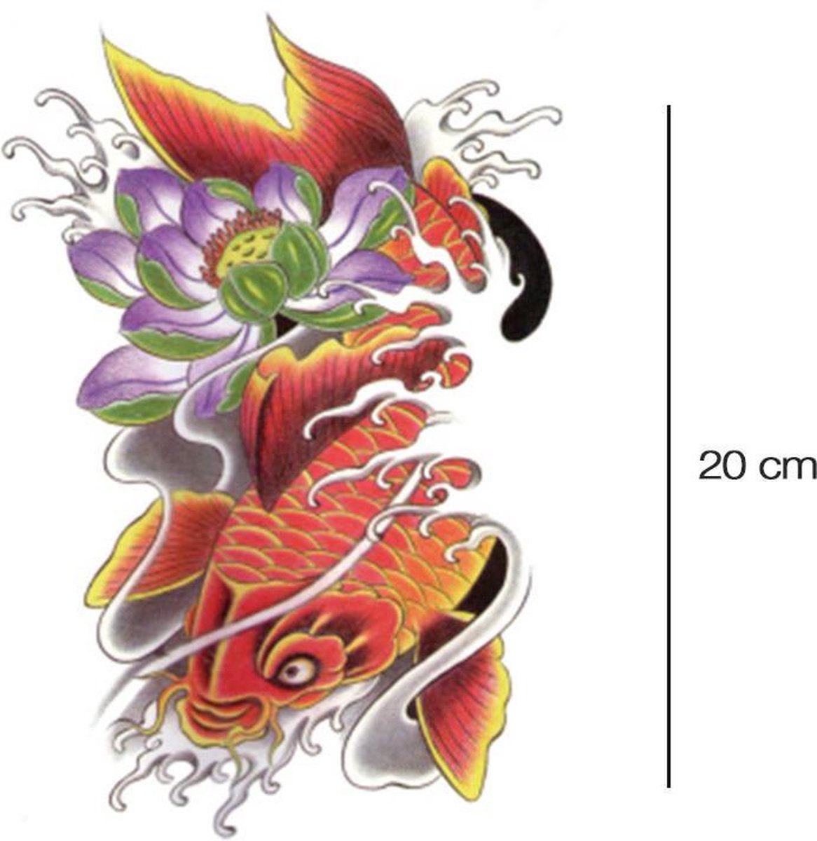 Japanse Koi Neptattoo