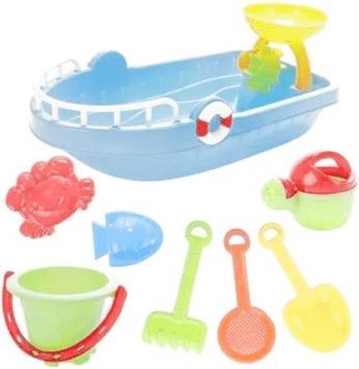 Strandset boot 9-delig