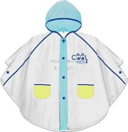 Perletti Regenponcho Cool Kids 98-104 Junior Transparant/blauw
