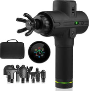 Regentech ® Massage Gun M1 - Professioneel Massage Apparaat - LCD - Zwart