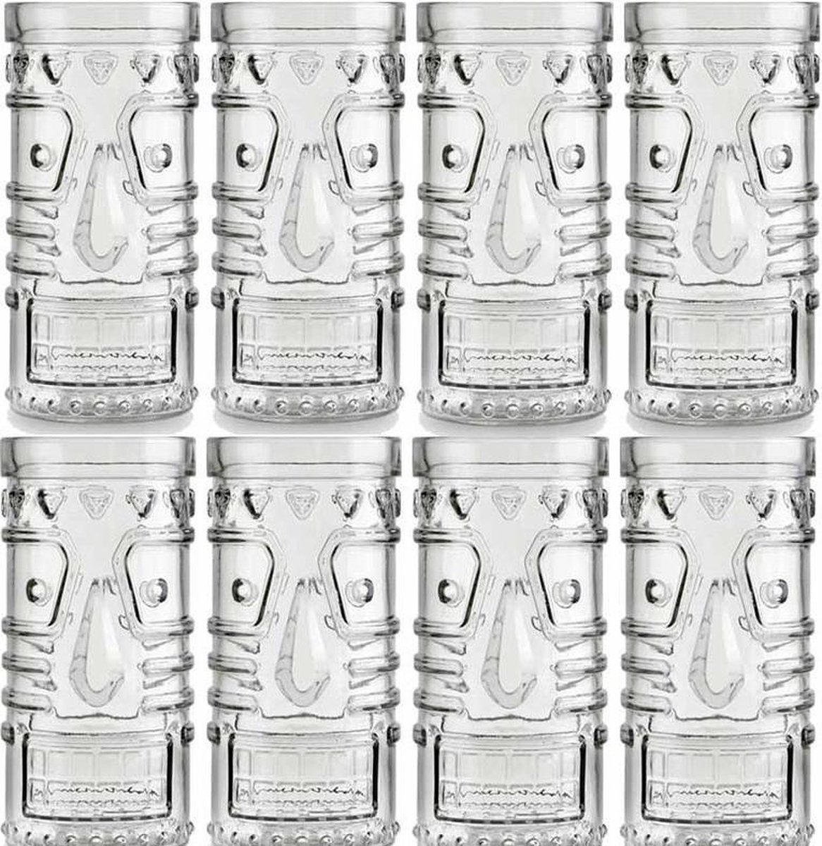 8x Cocktailglazen/Mojito 490 ml Maitai serie - 49 cl - Cocktail glazen - Cocktails drinken - Cocktailglazen van glas