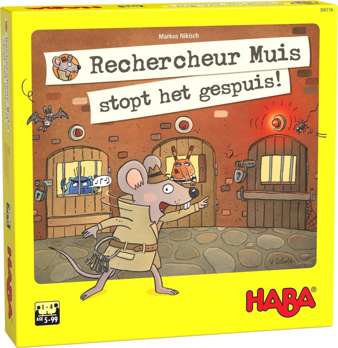 Spel - Rechercheur muis stopt het gespuis - 5+