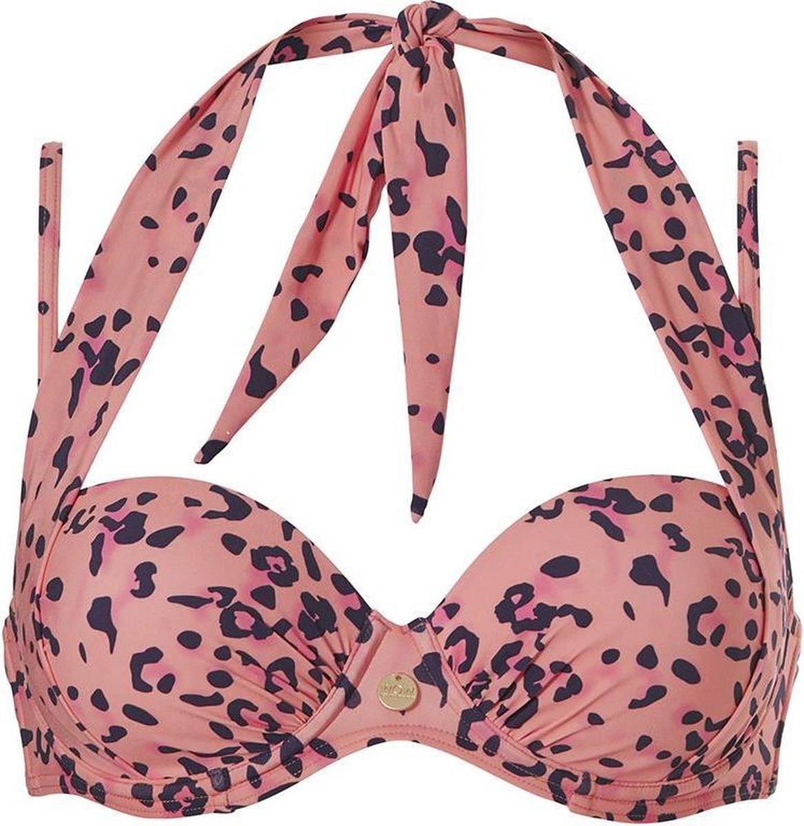 TC WoW - Ten Cate - Wild Animal Multiway Bikini Top - maat 38C - Roze