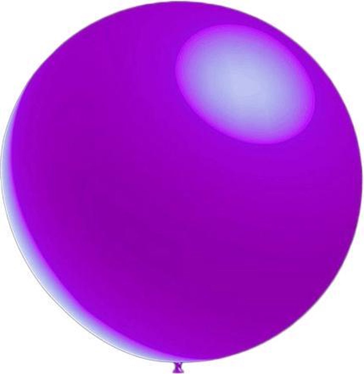 100 stuks - Metallic decoratieballonnen lavendel 28 cm professionele kwaliteit