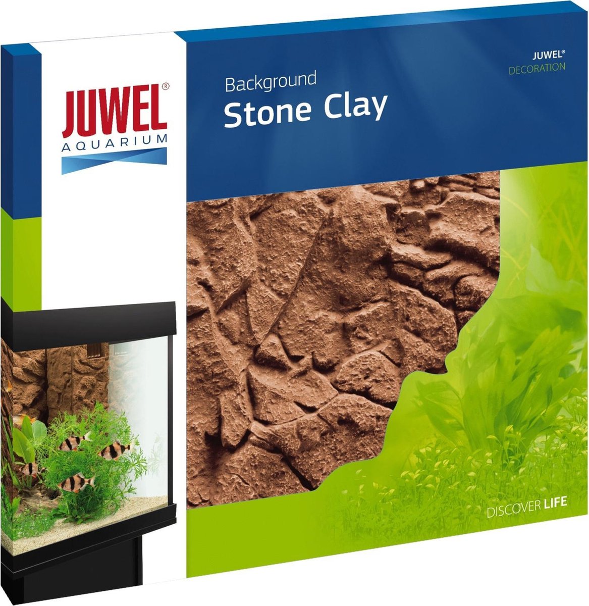 Juwel Aquarium Achterwand Stone - Klei - 61 x 55 cm