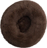 BEESSIES® donut hondenmand/hondenkussen 100 cm - wasbare hoes - Donkerbruin - huisdierbed  hondenbed - hond kussen mand