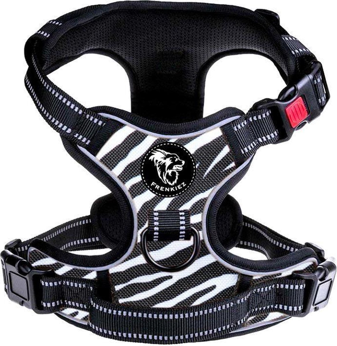 Frenkiez reflective no pull lockable dog harness