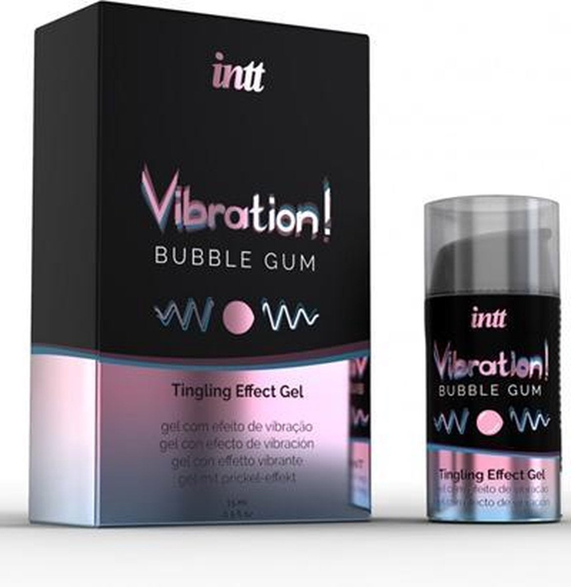 Vibration! Bubble Gum Tintelende Gel