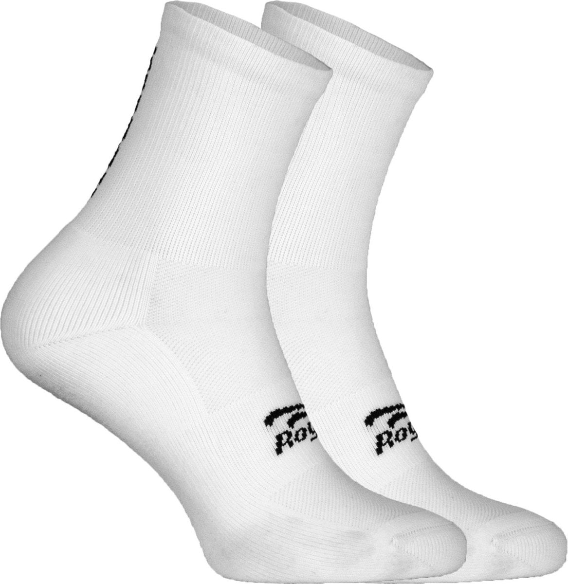 Rogelli 2-pack  Fietssokken - Maat 40-43 - Unisex - wit