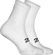 Rogelli 2-pack  Fietssokken - Maat 40-43 - Unisex - wit