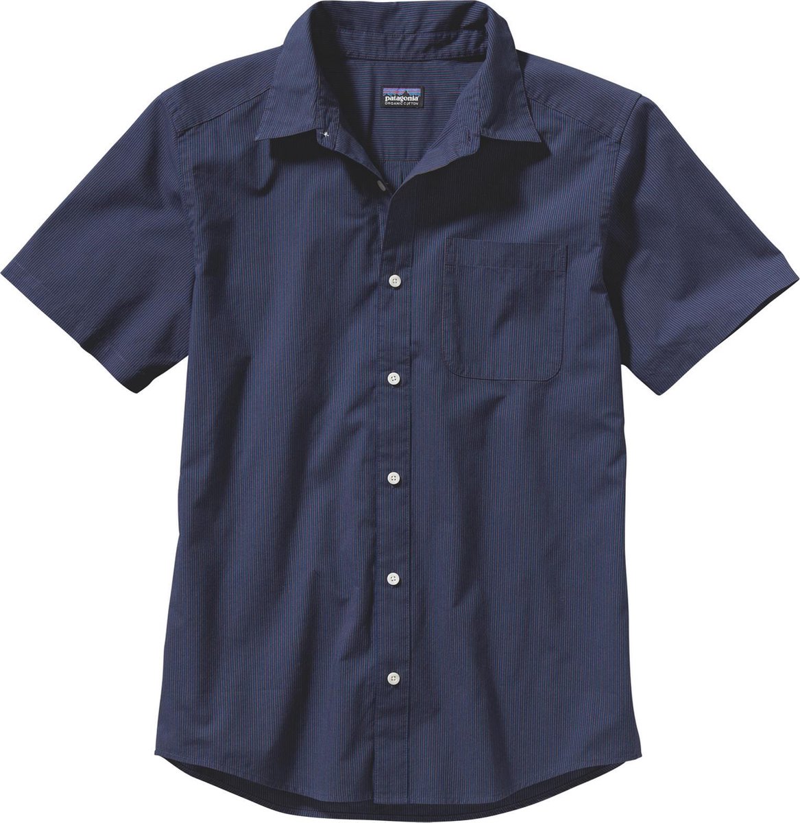 Patagonia S/S Go To Shirt - heren - blouse korte mouw - maat S - blauw