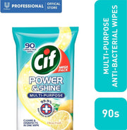 Cif Power & Shine Antibacteriële doekjes - Citrus - 4 x 90 doekjes