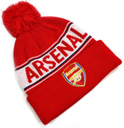 Arsenal Muts Pompon - Tekst - Volwassenen - Rood/Wit