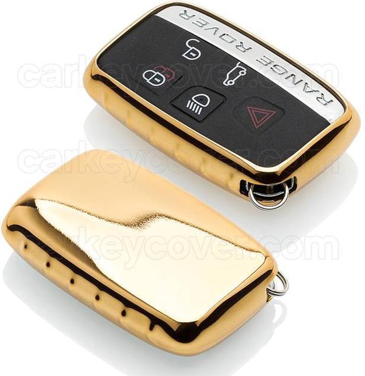 Range Rover SleutelCover - Goud / TPU sleutelhoesje / beschermhoesje autosleutel