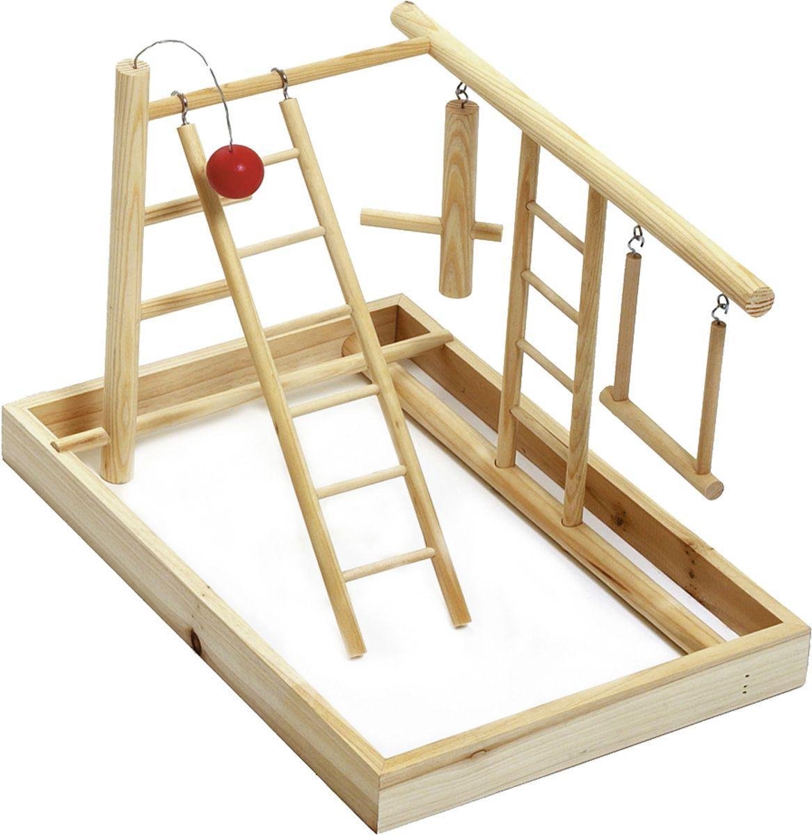 Vogelspeelplaats playground - Hout - 35 x 35 x 27 cm