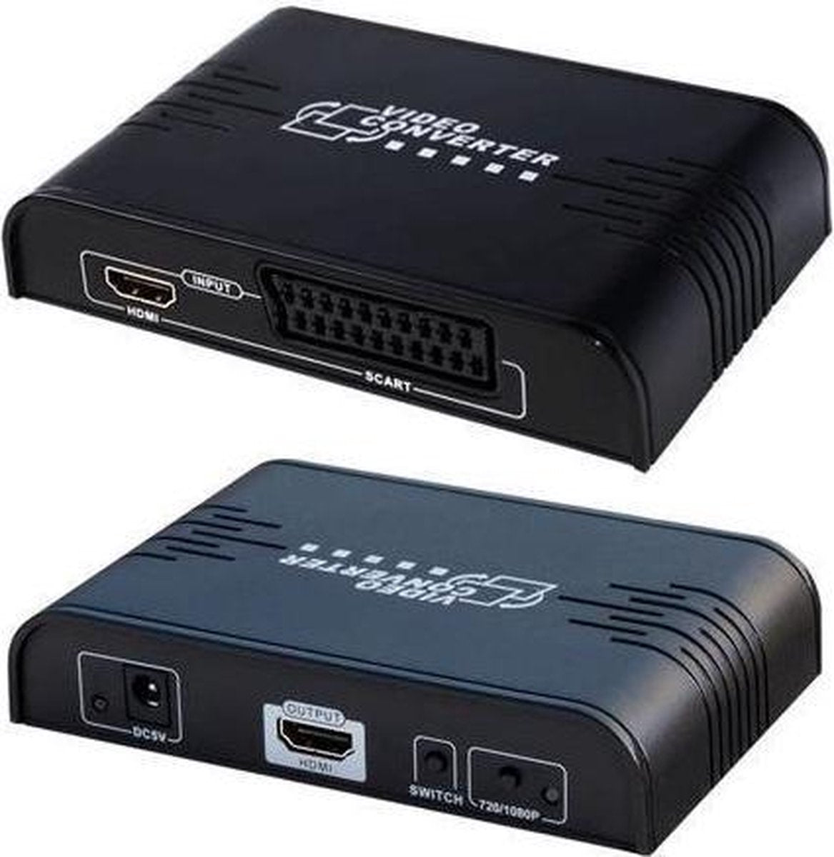 Allteq - Scart naar HDMI omvormer - Zwart