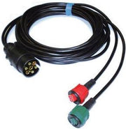 Radex hoofdkabel - 7 meter lang - 7-polig - voorzien van 2x 5-polige connector