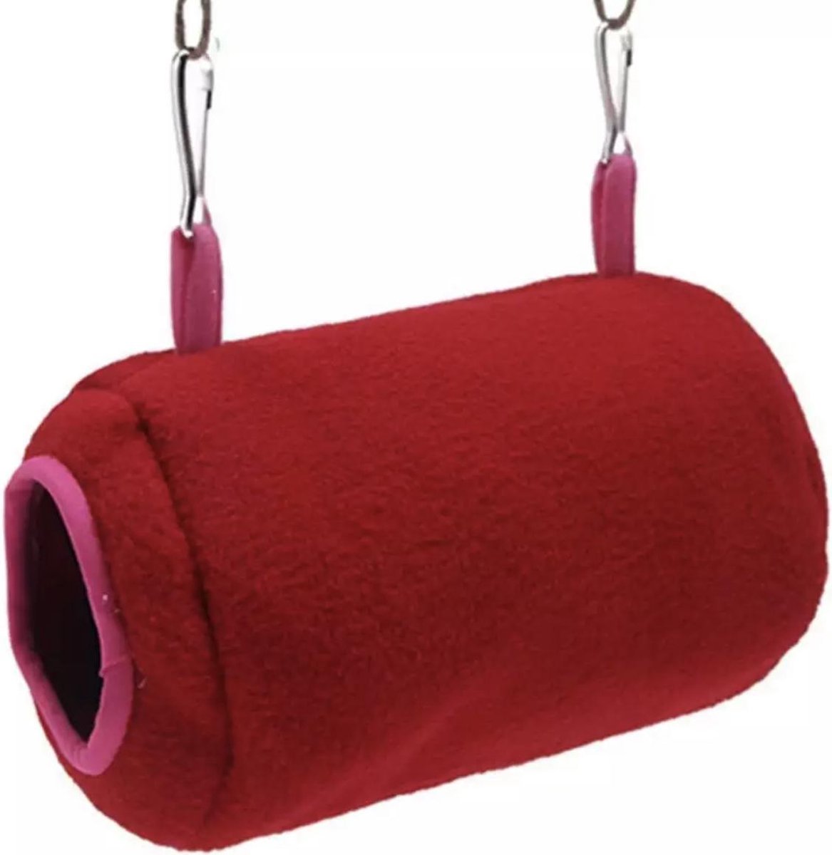 Vogelhuisje - Slaapzakje - Rood - Vogels/Parkieten/Agapornissen