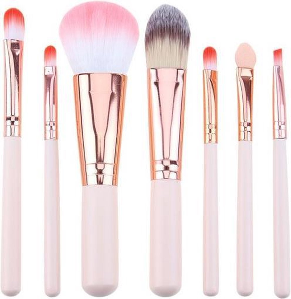 7-delige make-up kwasten set
