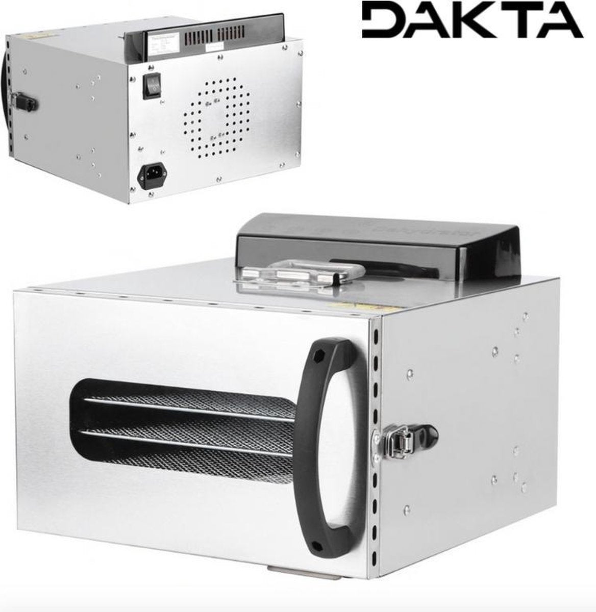 Dakta® Droogoven | Voedsel / Fruit / Vlees / Kruiden Droger | Droogmachine | Dehydrator | 6 Lagen
