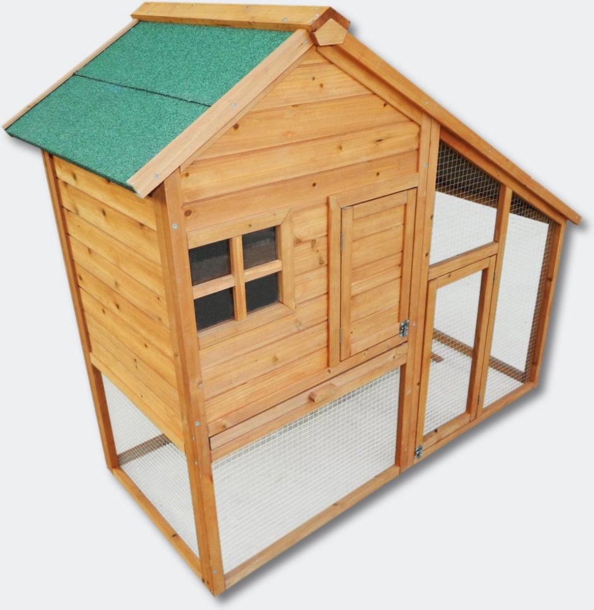 WorldPet Kippenhok / konijnenhok 140.2 x 66 x 120 cm