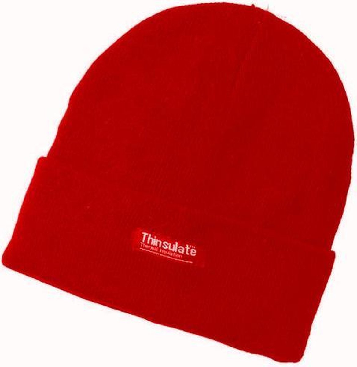Thinsulate Muts Fijn Gebreid Rood