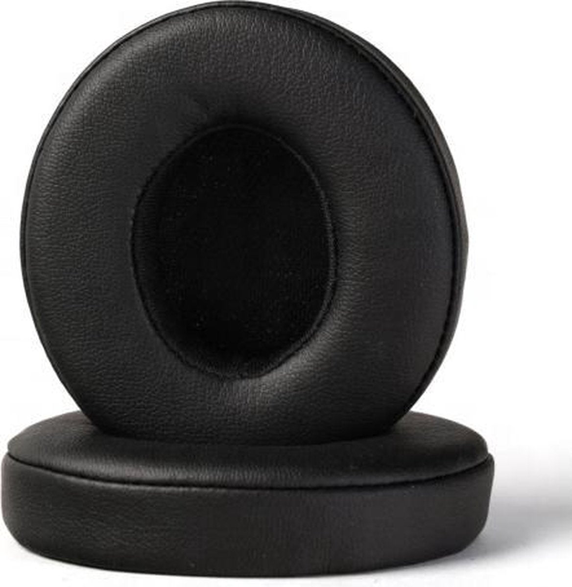 Beats By Dr. Dre Solo 2 en Beats Solo 3 hoge kwaliteit lederen vervangende oorkussens (zwart) - earpads - ear pads.