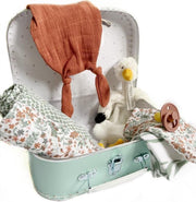 Geboortekoffer | kraamcadeau | Jollein | BIBS | Trixie | Anais | Happy Horse | speen | geboortepakket | mint | koffer | kinderkoffer | logeerkoffer
