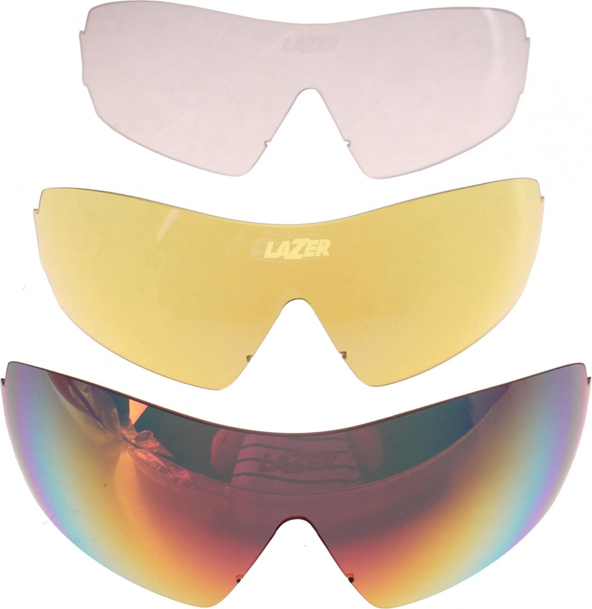 Lazer Lenzenset Fietsbril M1-s (metalen Neusstuk) 3-delig Rood