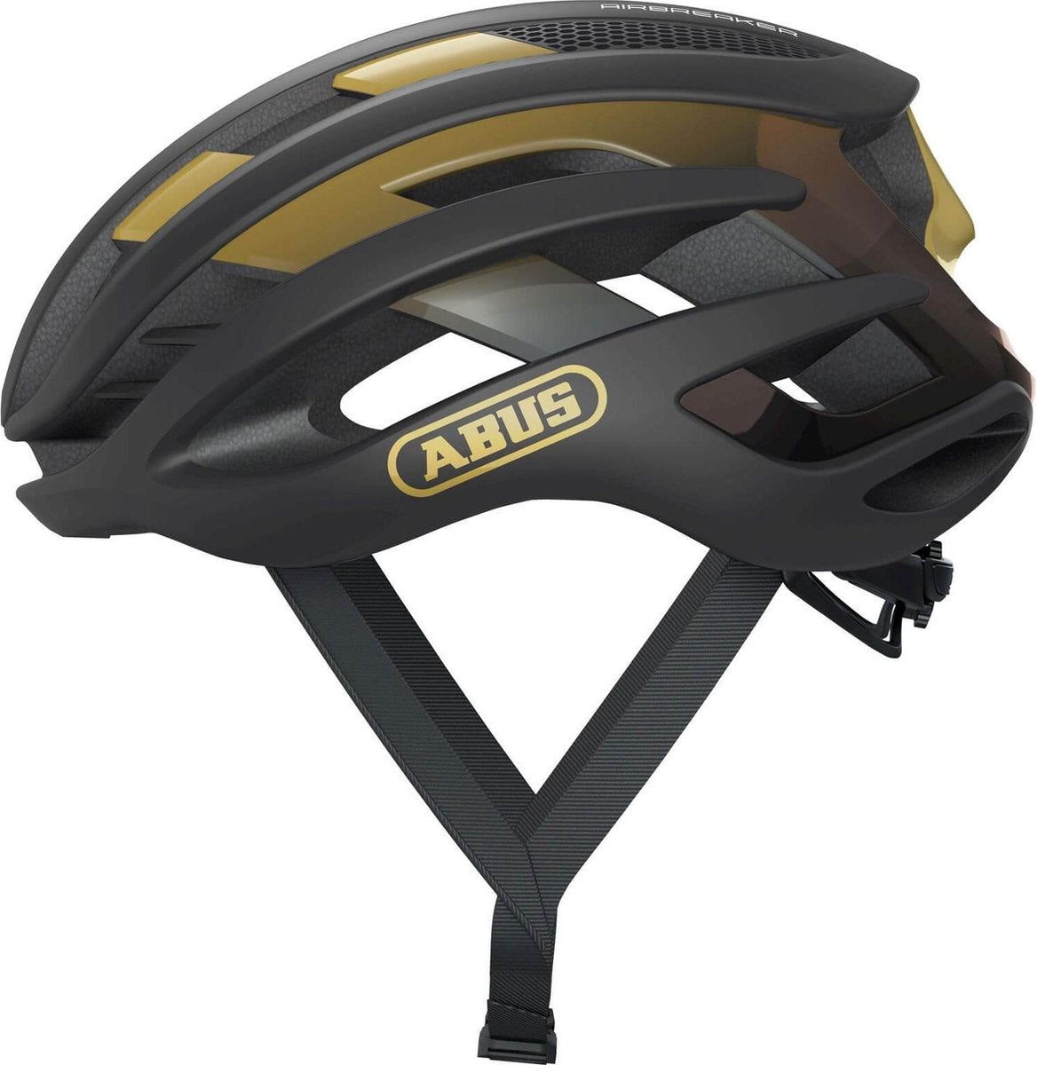 Abus AirBreaker Fietshelm - Maat  S (51-55 cm) - black gold
