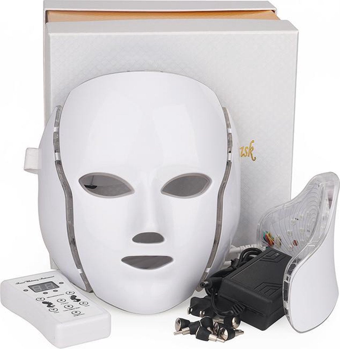 LED-masker PDT Beauty Therapy 7 kleuren - LED gezichtsmasker - huidverjongingsapparaat - Led Gezichtsmasker Anti Rimpel Huidverzorging – Lichttherapie – Litteken Verwijderaar – Skin cleanser – Huidverzorgings masker – Gezichtsbehandeling – Anti Aging