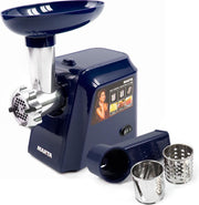 MARTA MT-2089 Vleesmolen|2000W|2 maalgraden|2 groente slicers|blue sapphire