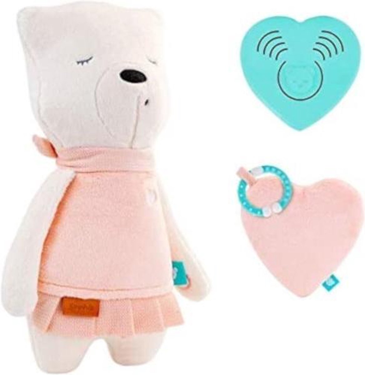 Myhummy Slaapsensor Premium Plus Junior 36 Cm Cm Roze/wit