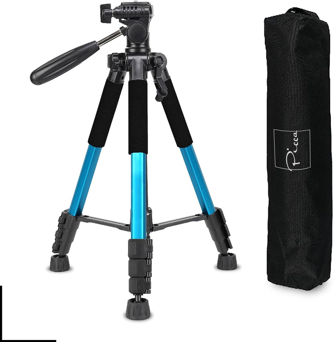 Picca Camera statief voor spiegelreflexcamera – 145 cm - Blauw
