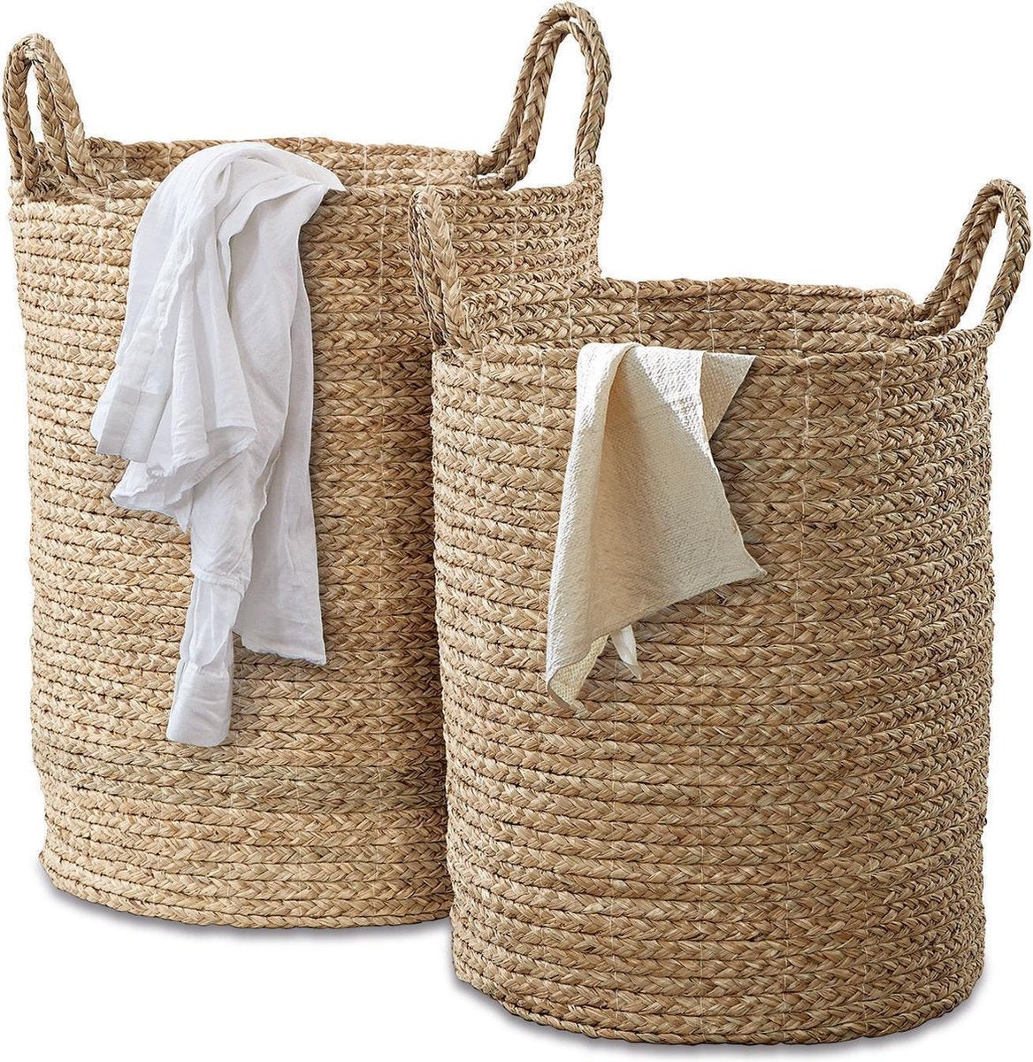 LOBERON Wasmand set van 2 Oakdale bruin