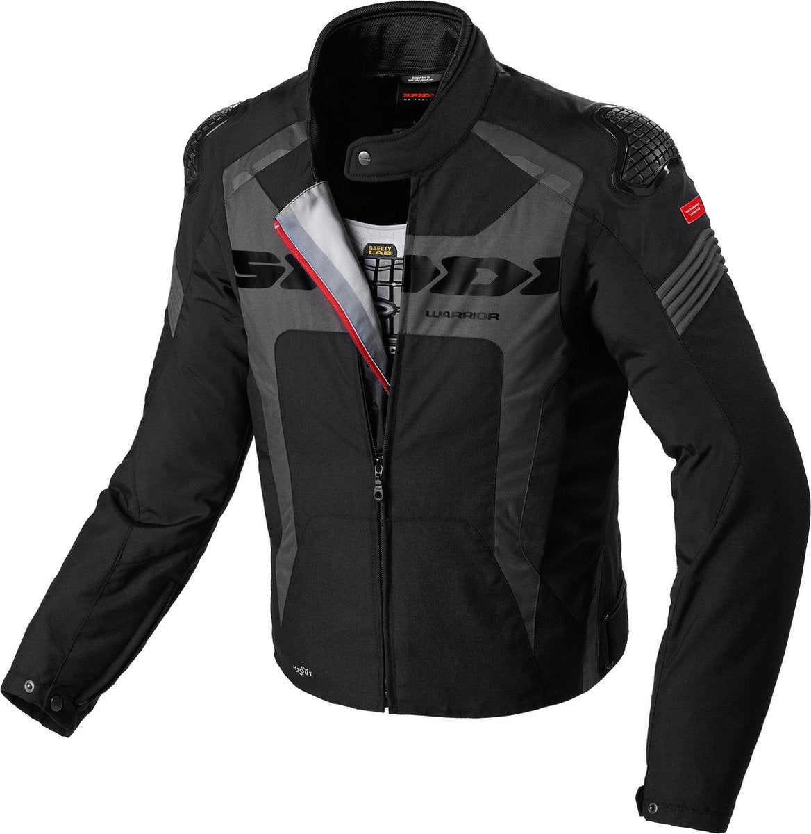 Spidi Warrior H2Out Black Textile Motorcycle Jacket 3XL