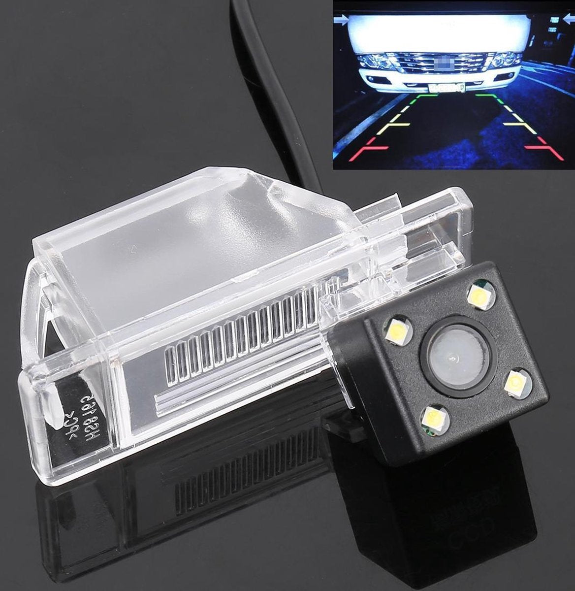 656x492 Effectieve Pixel HD Waterdicht 4 LED Nachtzicht Groothoek Auto Achteruitrijcamera Backup Reverse Camera voor Nissan Patrol 2017-2018 / Kicks 2017-2018