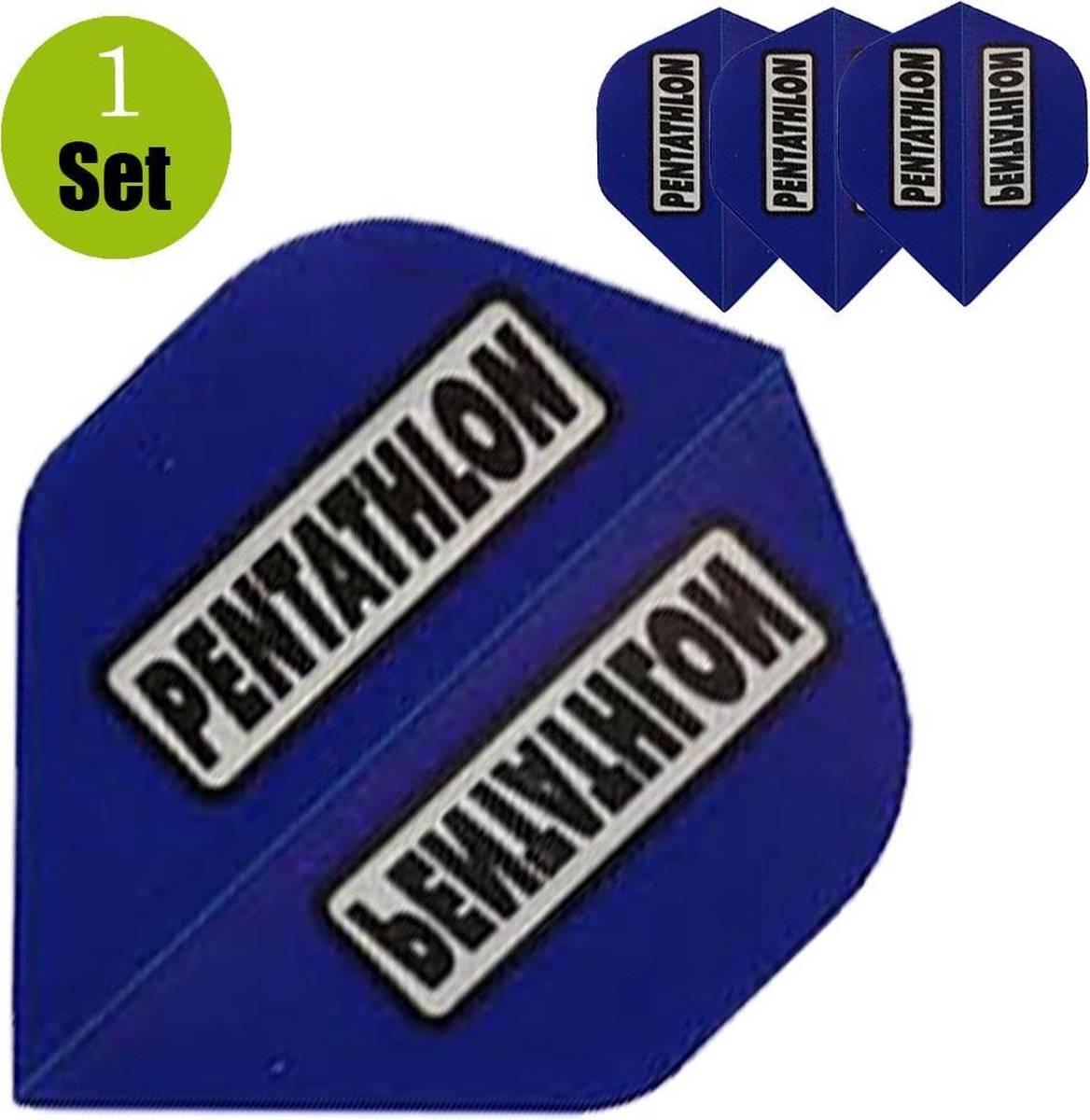 Pentathlon Dartflights - Blauw- ()