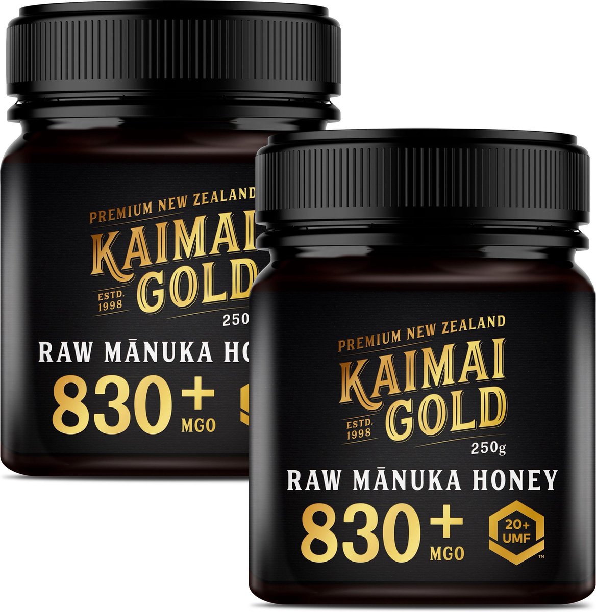 MANUKA HONING UMF® 20+ KAIMAI GOLD / 500g (= 2 x 250g) MANUKAHONING / MGO 829+